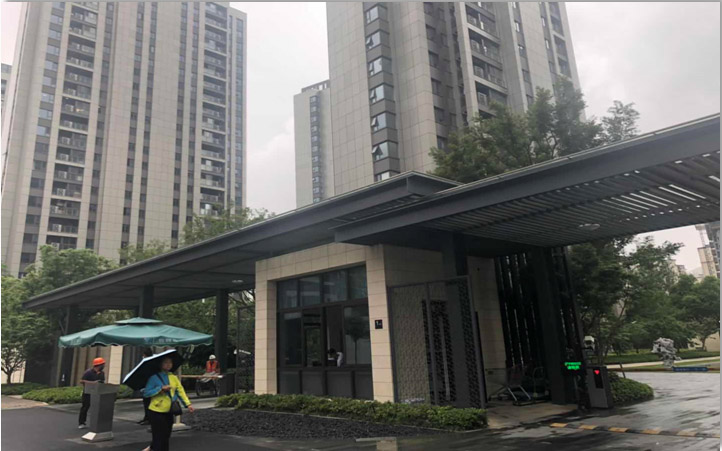 钢结构小区大门建设