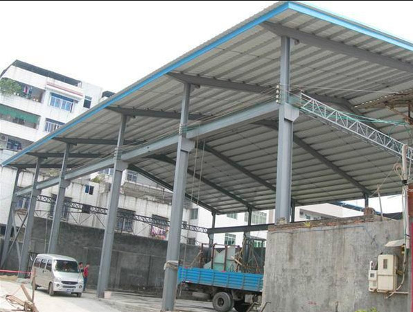 Construction of Steel Structure Workshop