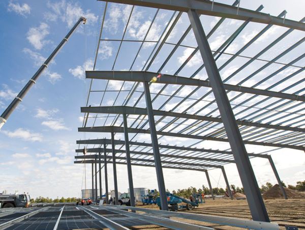 Construction of Steel Structure Warehouse